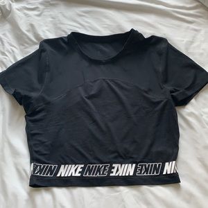 Nike mesh crop top